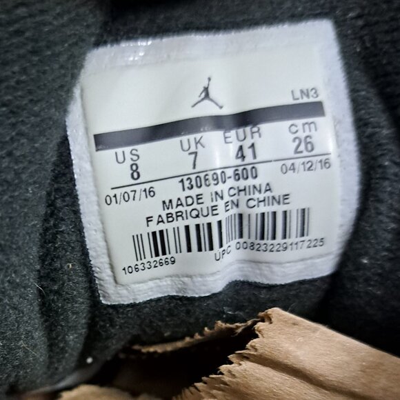 %Size 8 Nike Air Jordan 12 Retro Men 130690-600 Shoes AJ7 main image 9